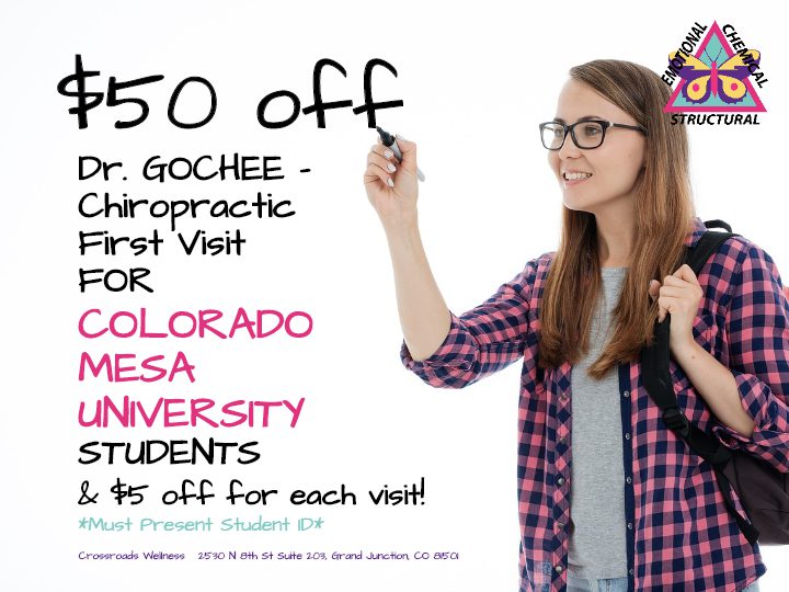 Dr. Gochee CMU Chiropractic Special